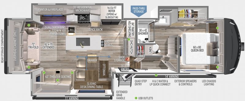 2026 BRINKLEY MODEL Z 2900 Floorplan