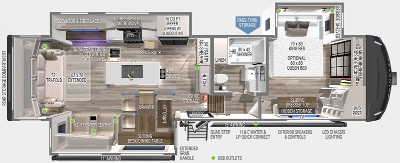 2026 BRINKLEY MODEL Z 3100 Floorplan
