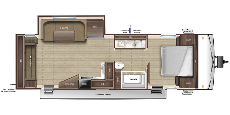 2025 STARCRAFT AUTUMN RIDGE 26RLS Floorplan