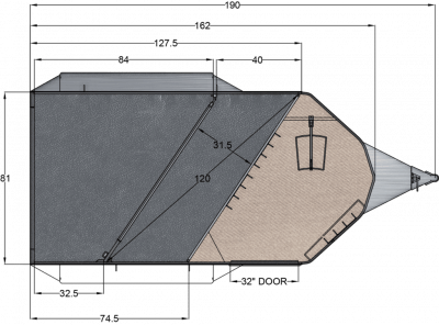 2026 ADVENTURE II MX 2 HORSE BUMPER PULL 2H BP 2 HORSE