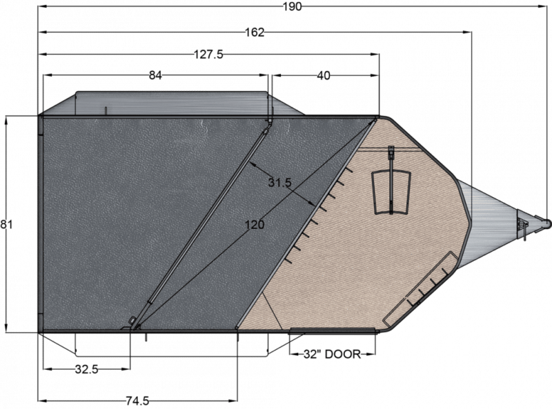 2026 ADVENTURE II MX 2 HORSE BUMPER PULL 2H BP 2 HORSE