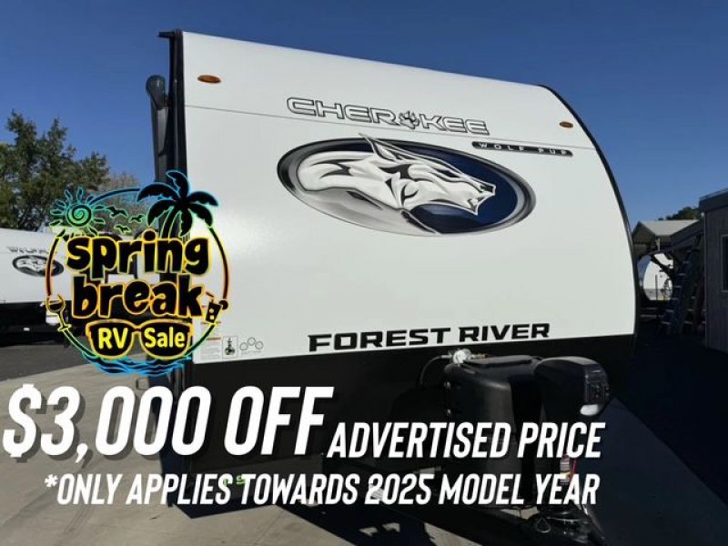 2025 FOREST RIVER CHEROKEE WOLF PUP 16FQW