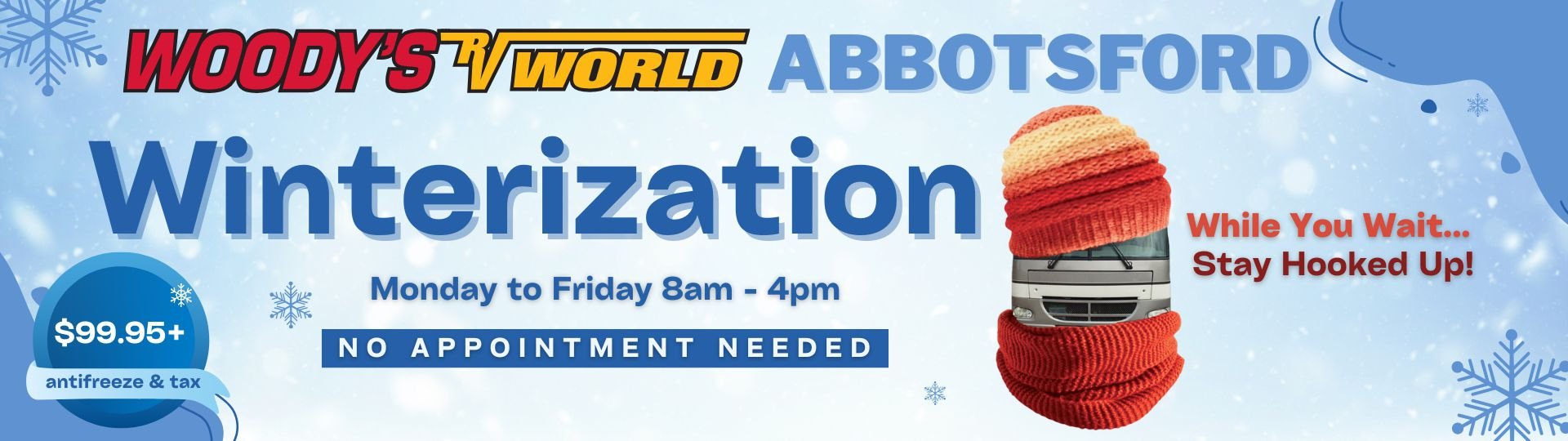 Woody's Abbotsford Winterization - Slide Image