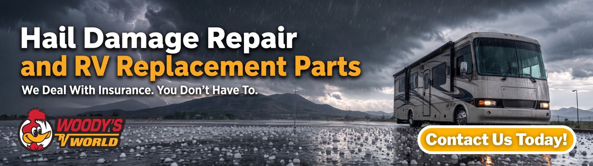 Hail Damage Repair and RV Replacement Parts - Slide Image