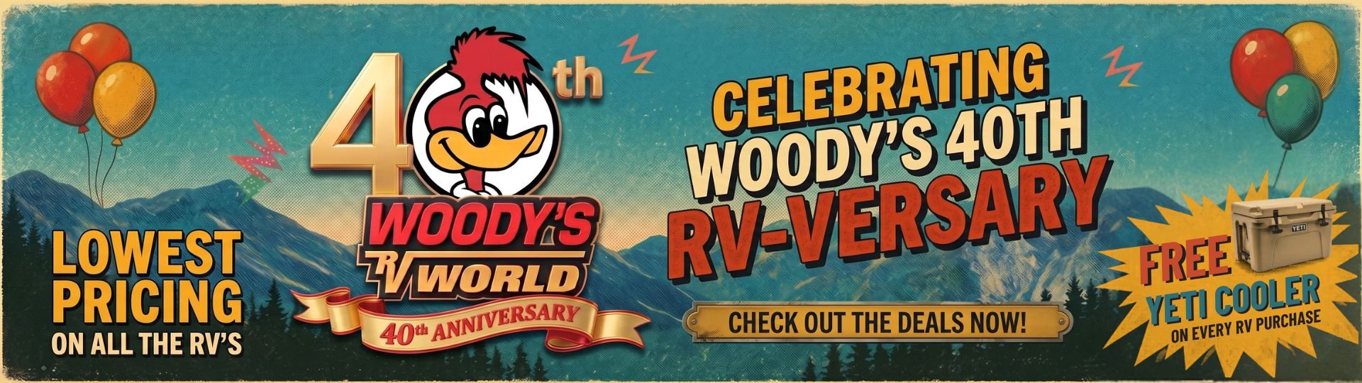 Woody's 40th RV-Versary - Slide Image