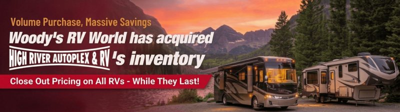 Woody’s RV Acquires High River Inventory Slide Image - Woody’s RV Acquires High River Inventory