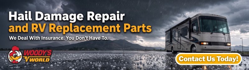 Hail Damage Repair and RV Replacement Parts Slide Image - Hail Damage Repair and RV Replacement Parts