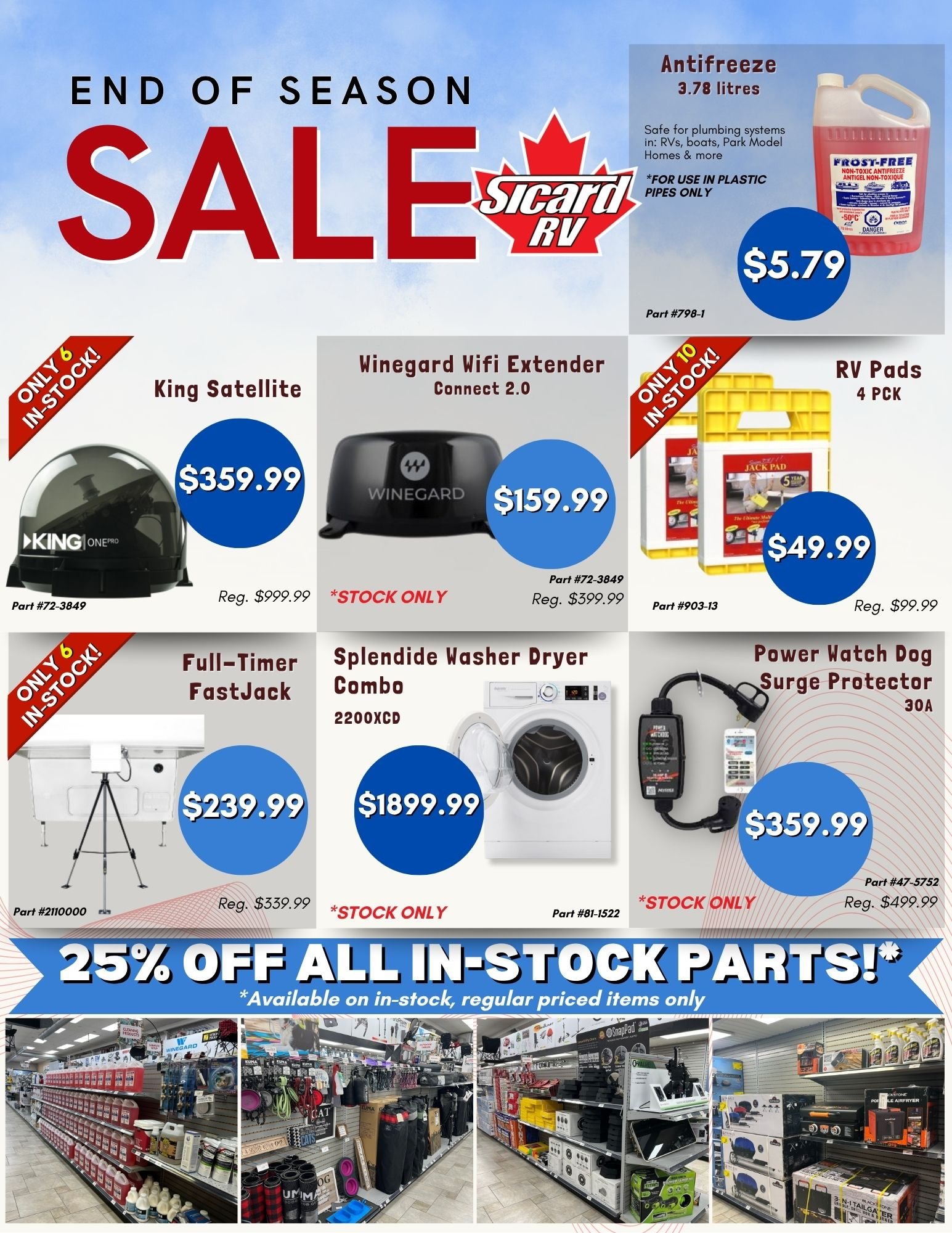 End of Season Sale - 2025 Fall Flyer at Sicard RV