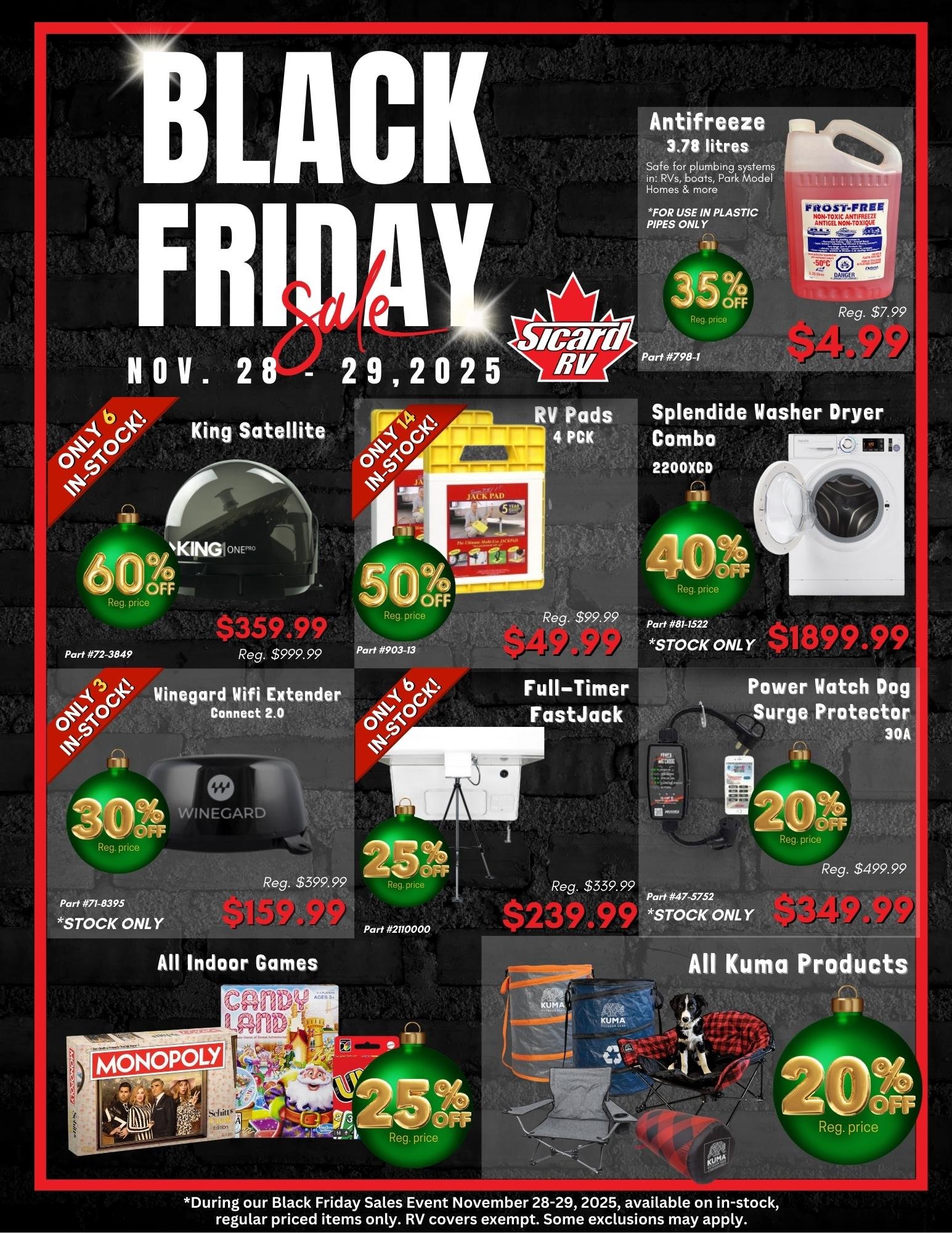 Black Friday Sale - 2025 Black Friday Event at Sicard RV