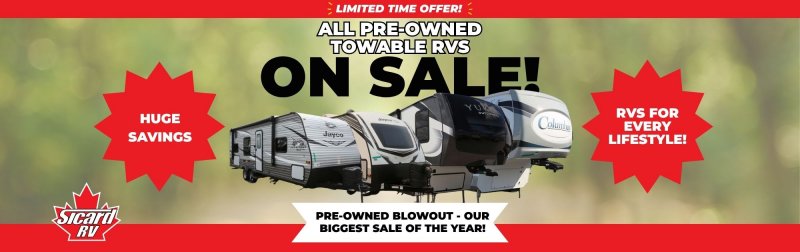 Slide Image - All Pre-owned Towable RVs On Sale!