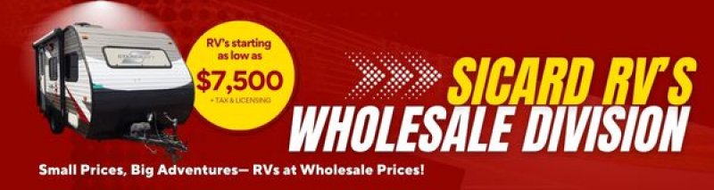 Slide Image - Introducing Sicard RV's Wholesale Division!
