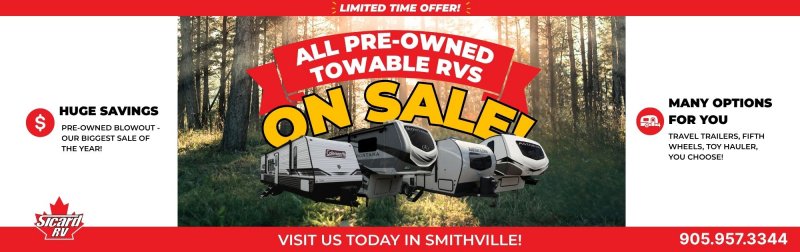 Slide Image - All Pre-owned Towable RVs On Sale!