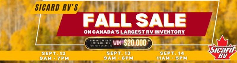 Slide Image - Sicard RV's Fall Sale