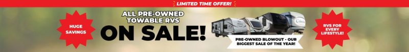 Slide Image - All Pre-owned Towable RVs On Sale!