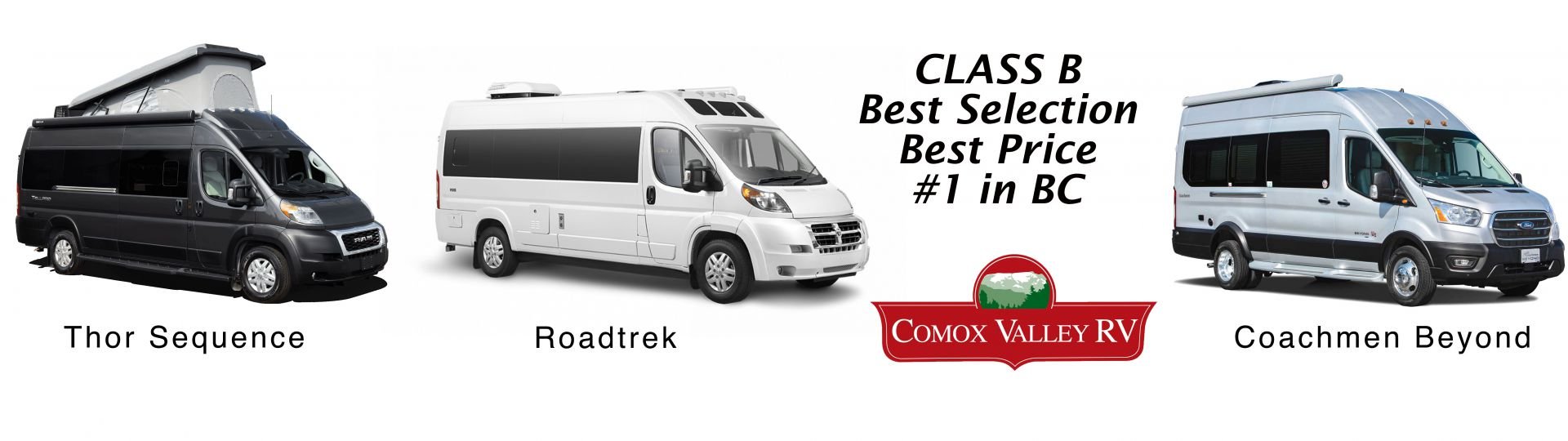 Comox Valley RV offers Vancouver Islands largest motorised rv inventory.