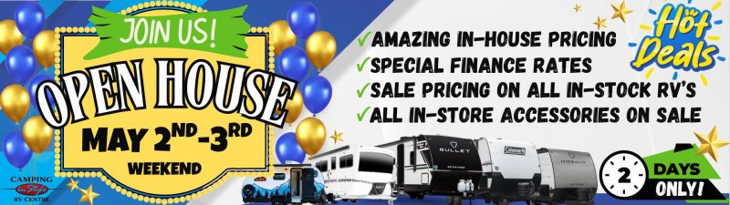 Slide Image - SPRING OPEN HOUSE-COME JOIN US MAY 2-3 WEEKEND!