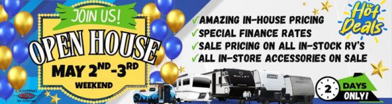 Slide Image - SPRING OPEN HOUSE - COME JOIN US MAY 2-3 WEEKEND!