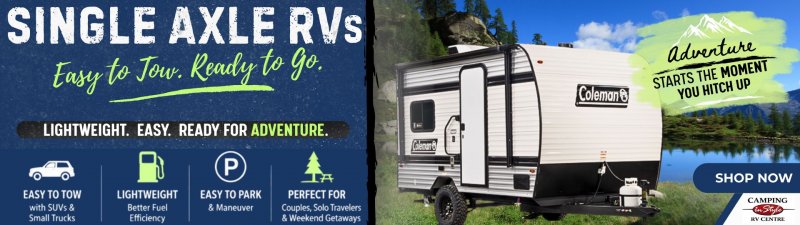 Easy Tow & Go...Get into a Single Axle RV Today! Slide Image - Easy Tow & Go...Get into a Single Axle RV Today!