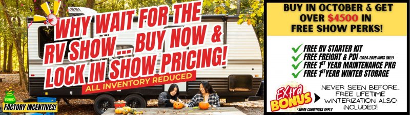 Slide Image - PRE-SHOW MEGA SALE!