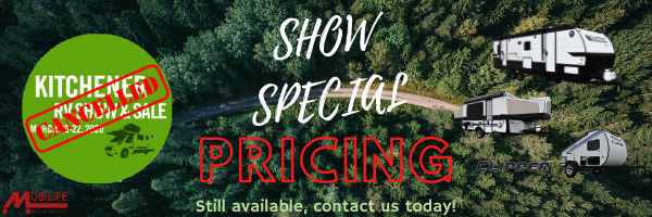 Featured image for Kitchener RV Show Update - Show Specials Held Over!