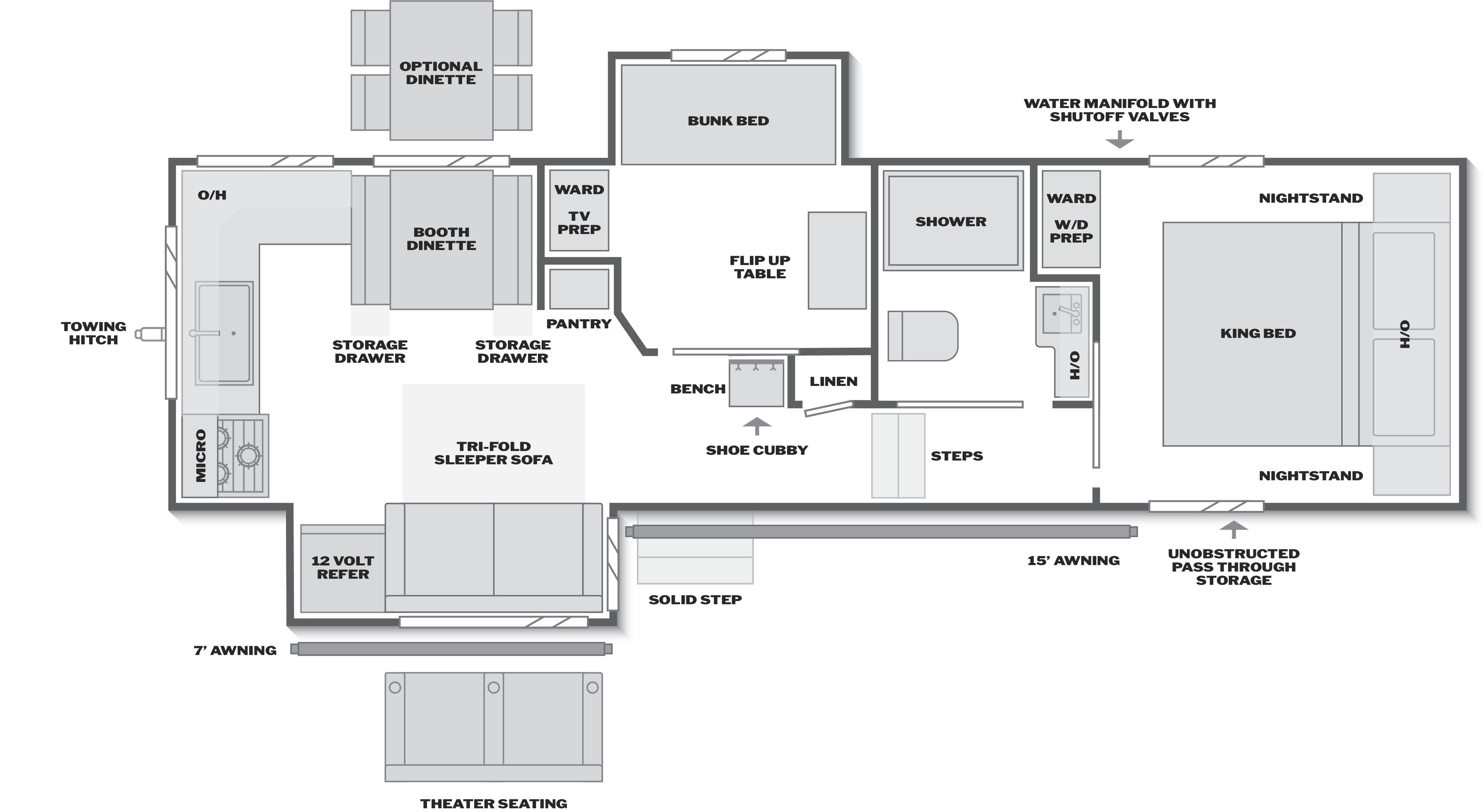 keystone cougar half ton 29MBD fifth wheel