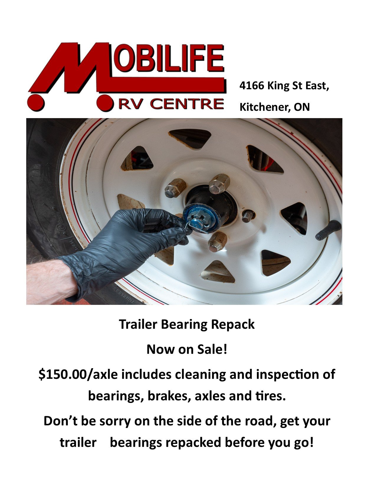 Featured image for Trailer Bearing Repack Special