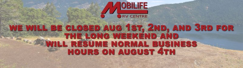 Slide Image - we are closed for the long weekend