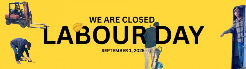 Slide Image - LABOUR DAY CLOSED!