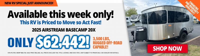 Slide Image - 2025 AIRSTREAM BASECAMP 20X
