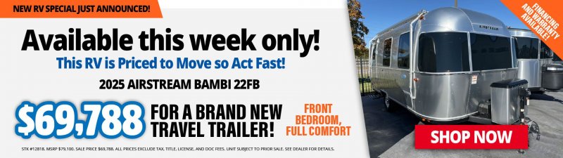 Slide Image - 2025 AIRSTREAM BAMBI 22FB