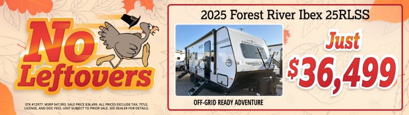 Slide Image - 2025 FOREST RIVER IBEX 25RLSS