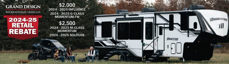 2024-2025 Grand Design Retail Rebate Slide Image - 2024-2025 Grand Design Retail Rebate