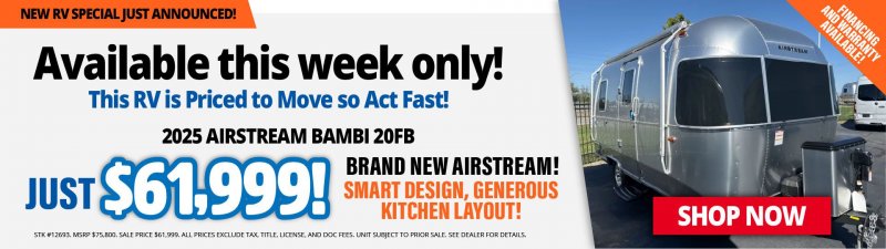 2025 AIRSTREAM BAMBI 20FB Slide Image - 2025 AIRSTREAM BAMBI 20FB