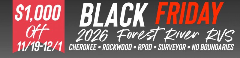 BLACK FRIDAY FOREST RIVER Slide Image - BLACK FRIDAY FOREST RIVER
