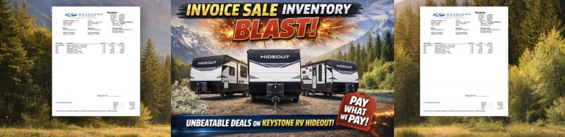 Keystone Hideout Invoice Sale Slide Image - Keystone Hideout Invoice Sale